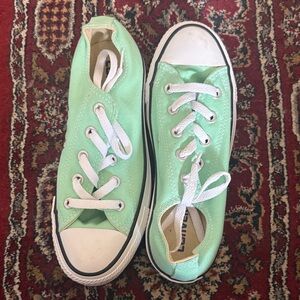 Mint Green Canvas Sneakers - Converse